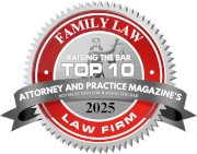top 10 divorce lawyers badge, somerville nj